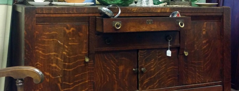 Mission Oak Buffet at Carnegie Antiques in Carnegie, PA